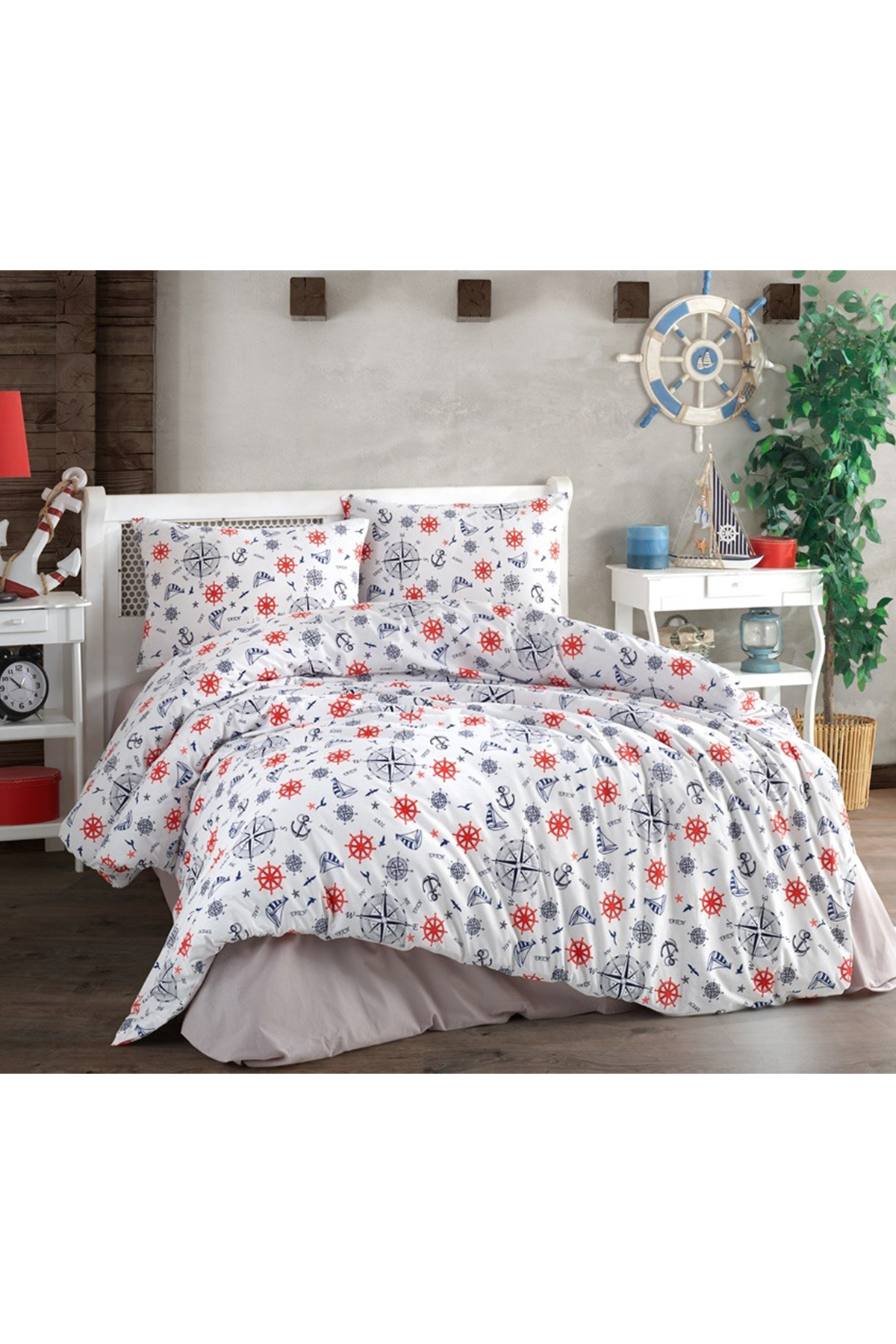 Picture of Çeyiz Diyarı Denizci Tek Kişilik Nevresim Takımı