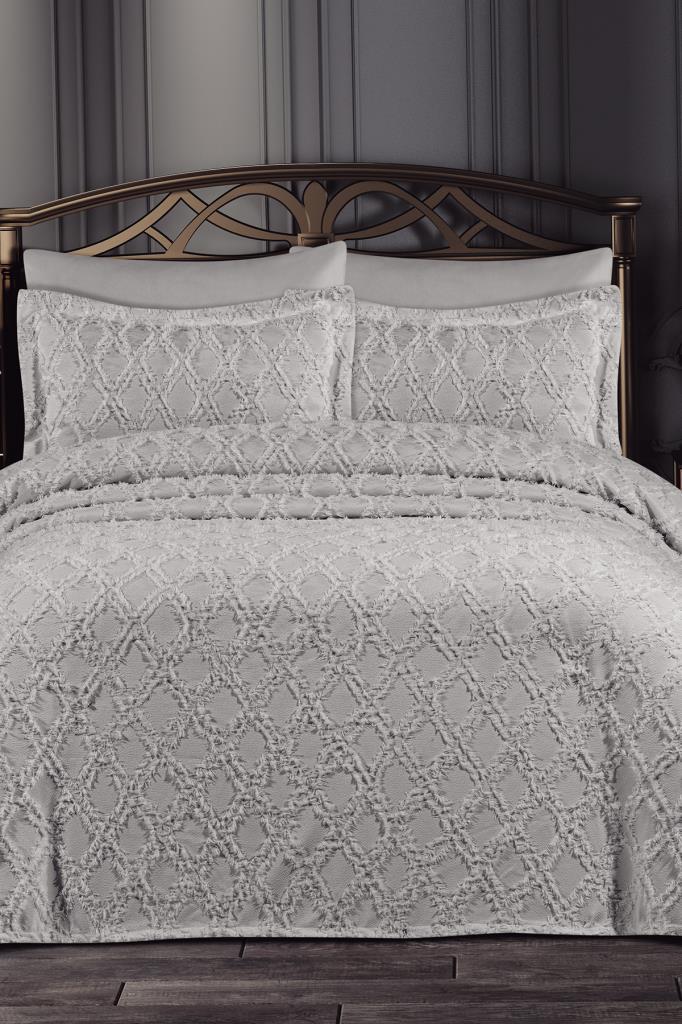 Picture of Çeyizdiyarı Lucca 3 Parça Pike Takımı Gri