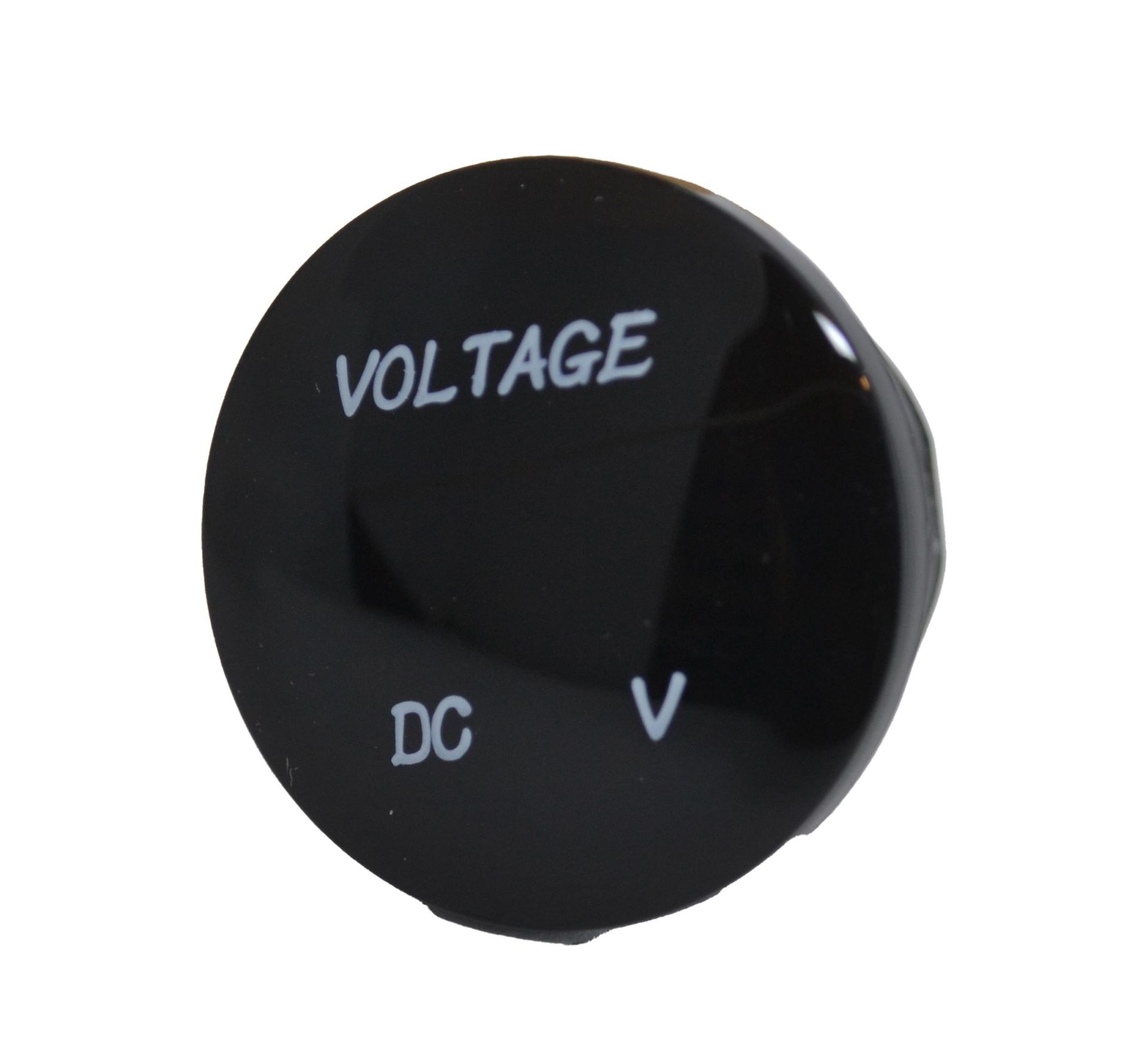 Picture of 12V 24V DC Voltmetre Yuvarlak Bombeli Mavi Rakam MT-GP02
