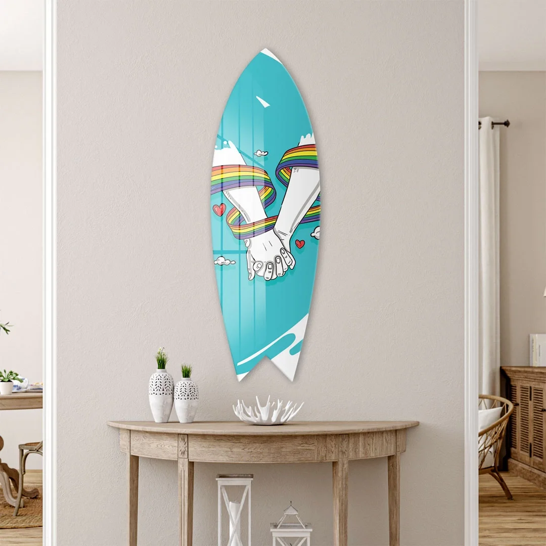 Picture of Decovetro ST 4068 Dekoratif Cam Sörf Tahtası 33x100 Cm