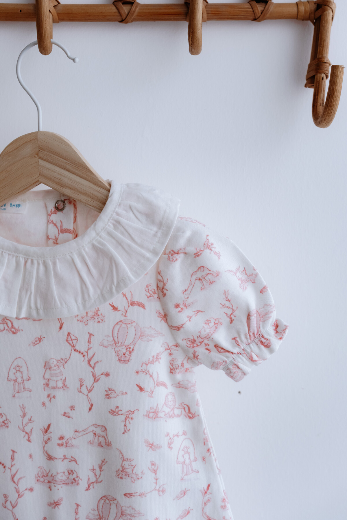 Picture of Romper - Toile De Jouy / Pembe