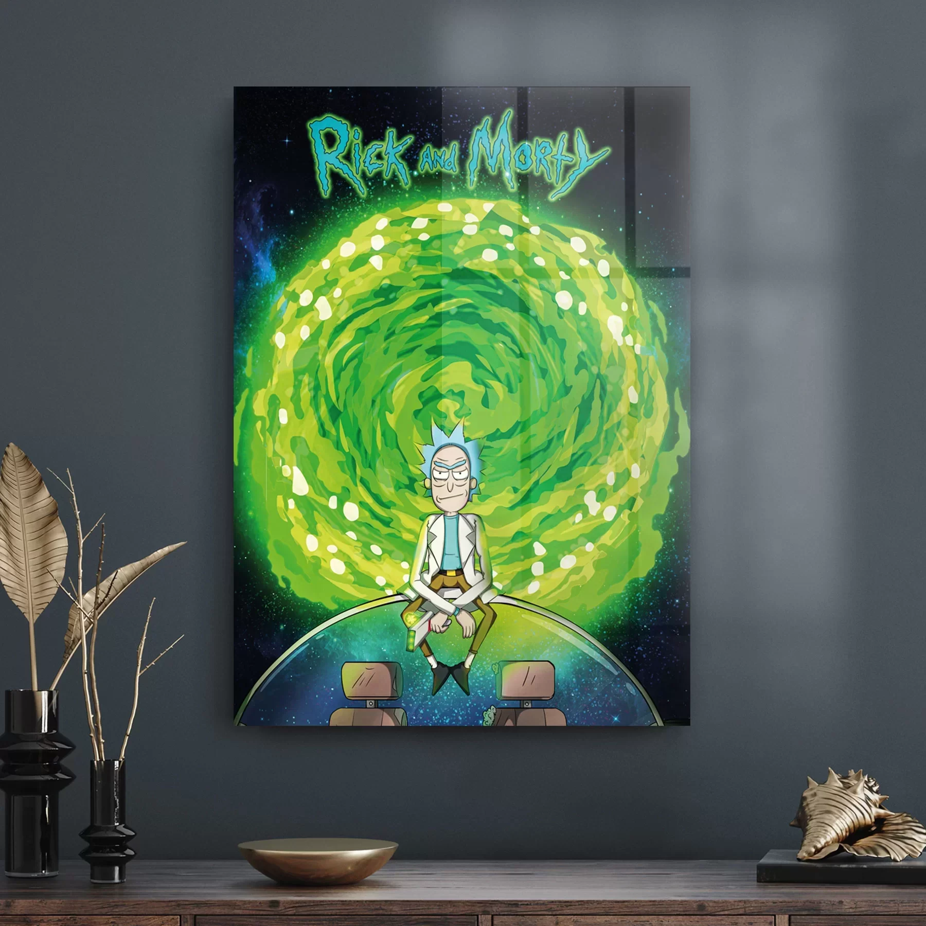 Picture of Decovetro Cam Tablo Rick And Morty 30x40 cm