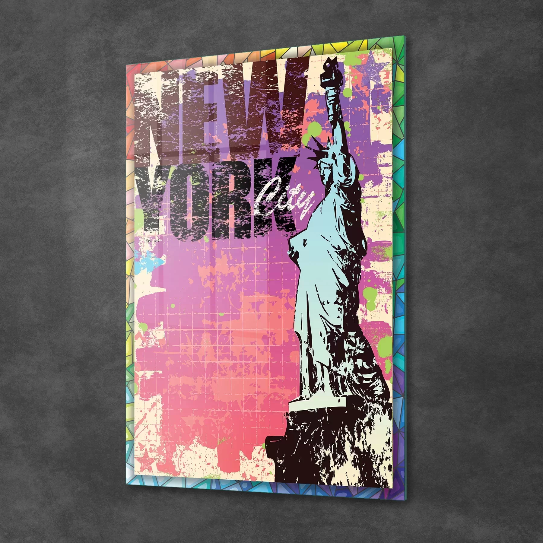 Picture of Decovetro Cam Tablo Pop Art New York 30x40 cm