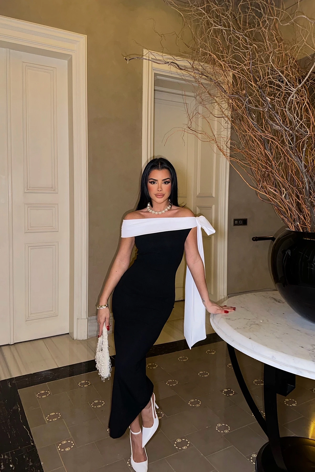 Picture of Brianna Double Color Dress