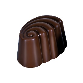 Picture of DARK WAVE - HAZELNUT GIANDUJA FILLED DARK CHOCOLATE 2,4Kg