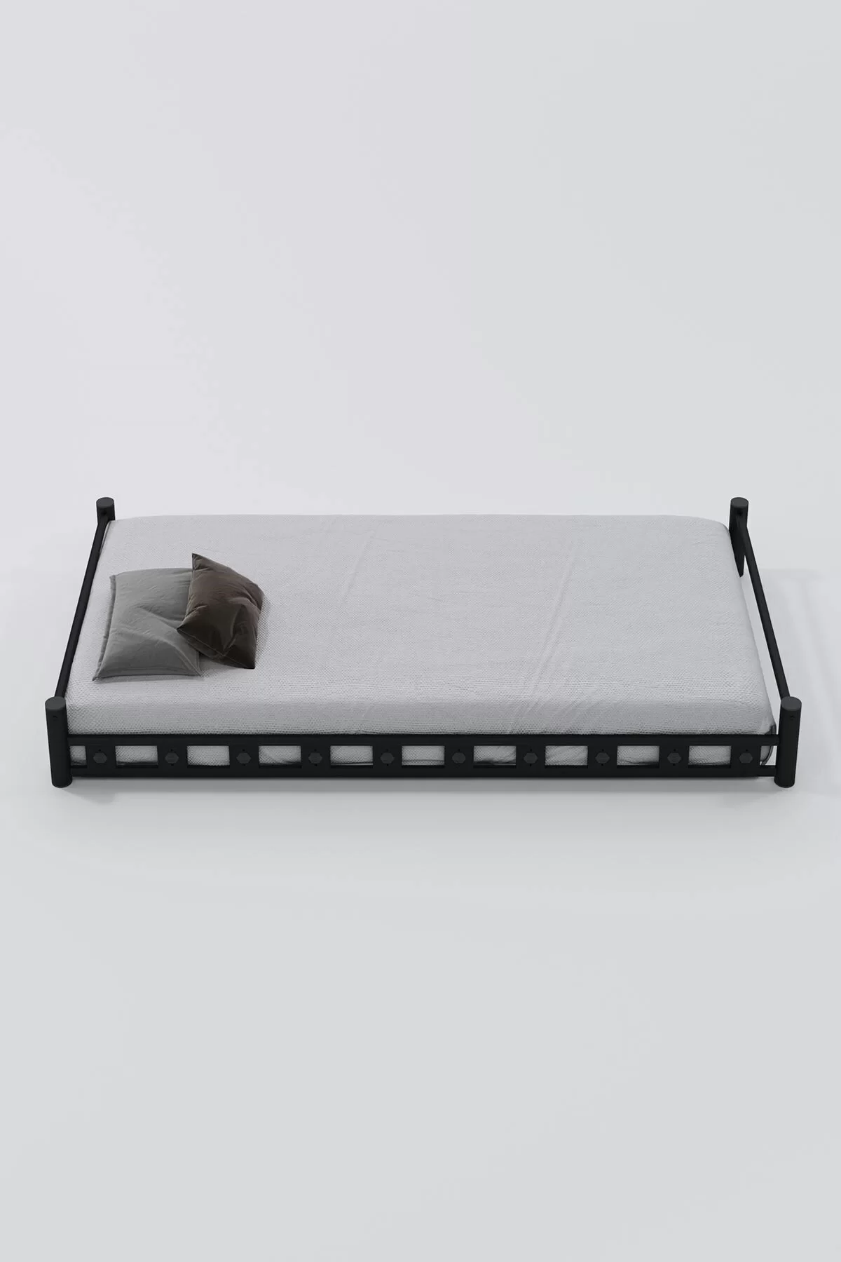 Picture of Yavru Karyola Ranza Eki Yer Yatağı Baza Yatak Siyah