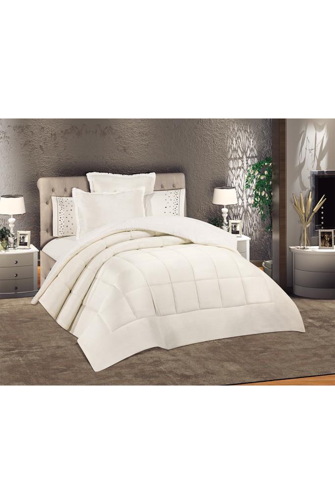 Picture of Yumi 6 Parça Comforter Çeyiz Seti Krem