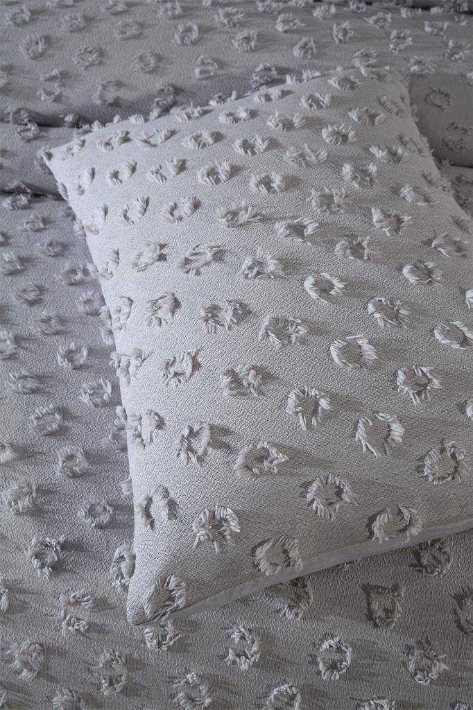 Picture of Çeyiz Diyarı Konik 3 Parça Çift Kişilik Pike Takımı Gri