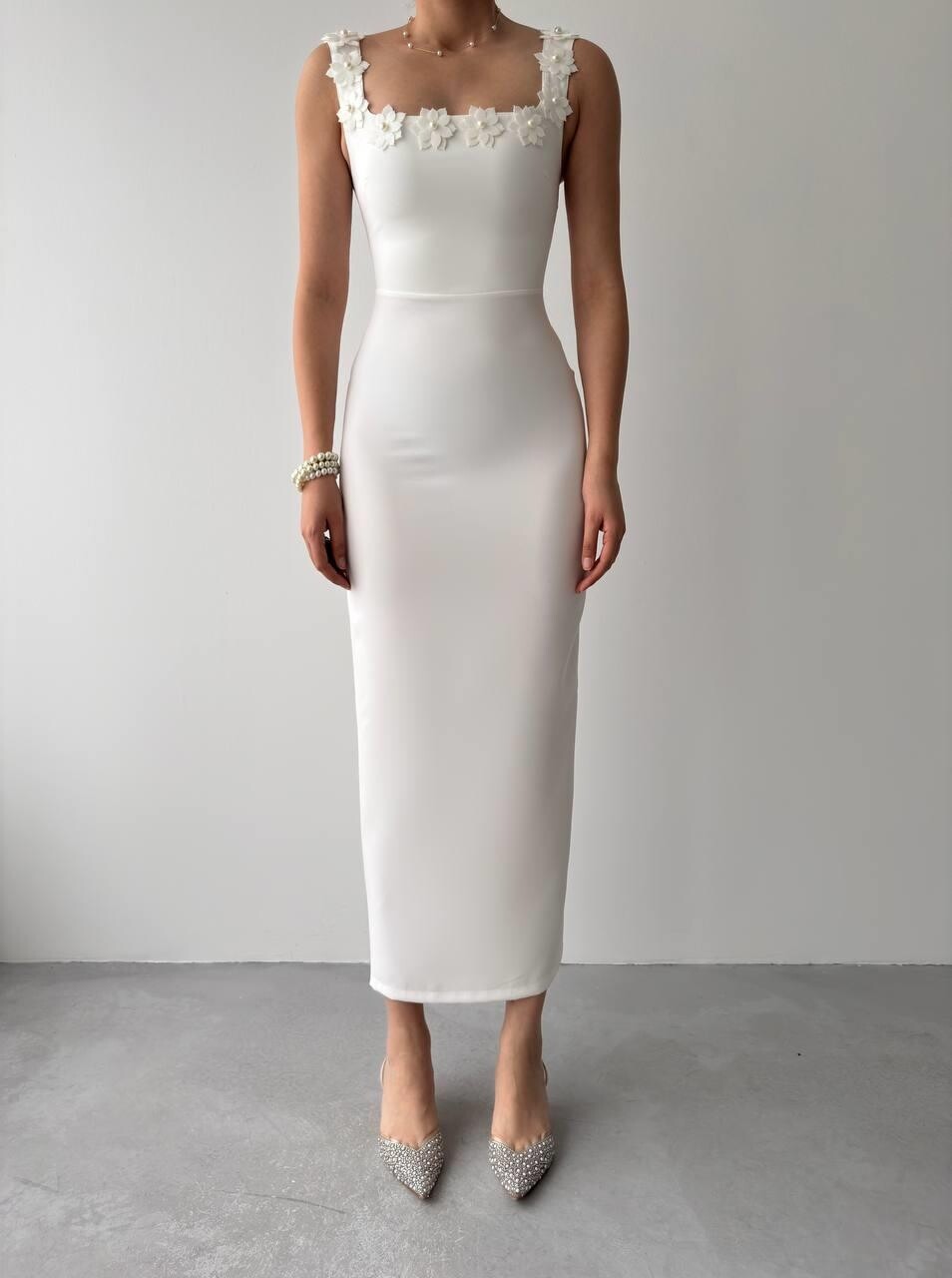 Picture of Mıng Çiçek Detaylı Elbise