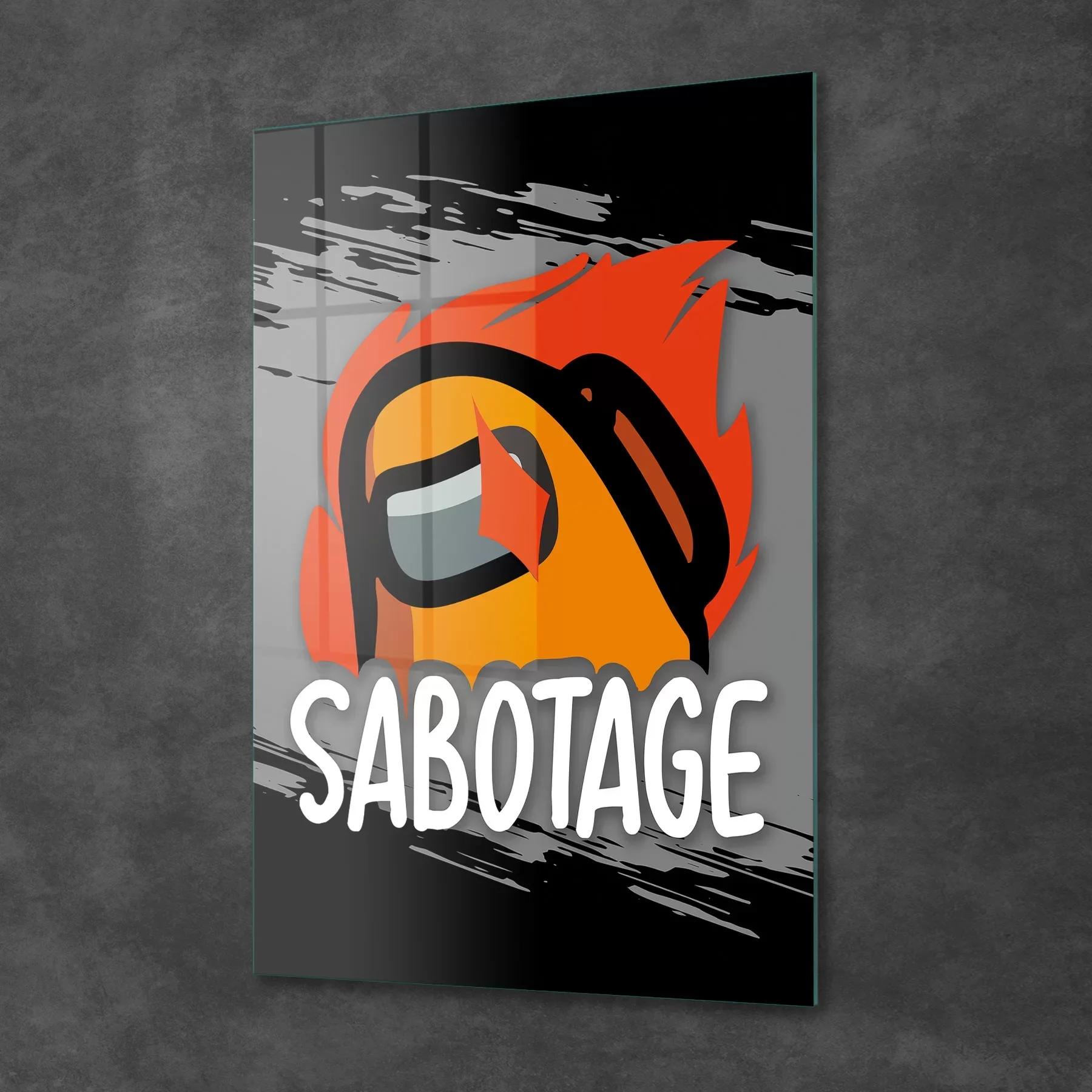 Picture of Decovetro Cam Tablo Gamer Sabotage Among Us 70x100 cm