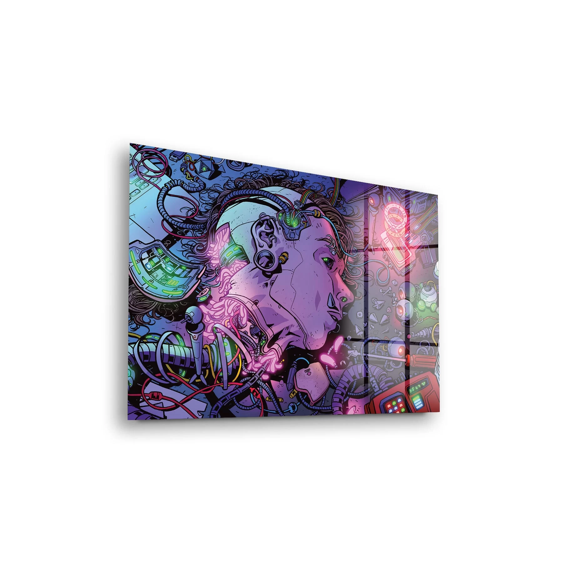 Picture of Decovetro Cam Tablo Cyberpunk Machines 70x100 cm