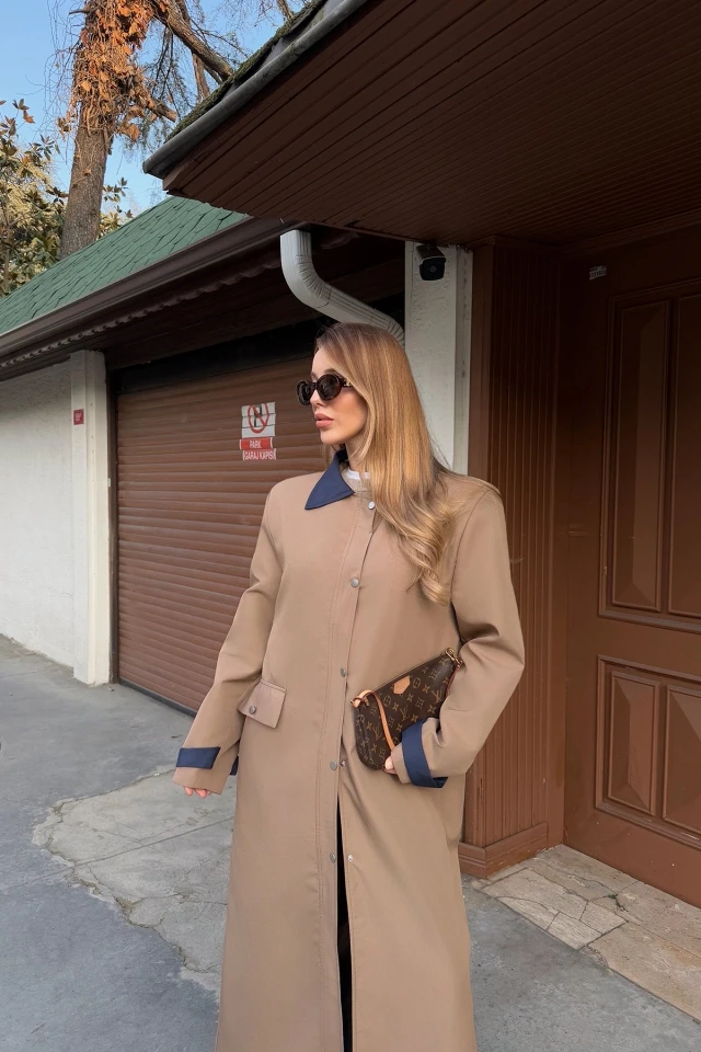 Picture of Brown Aldabella Trench Coat
