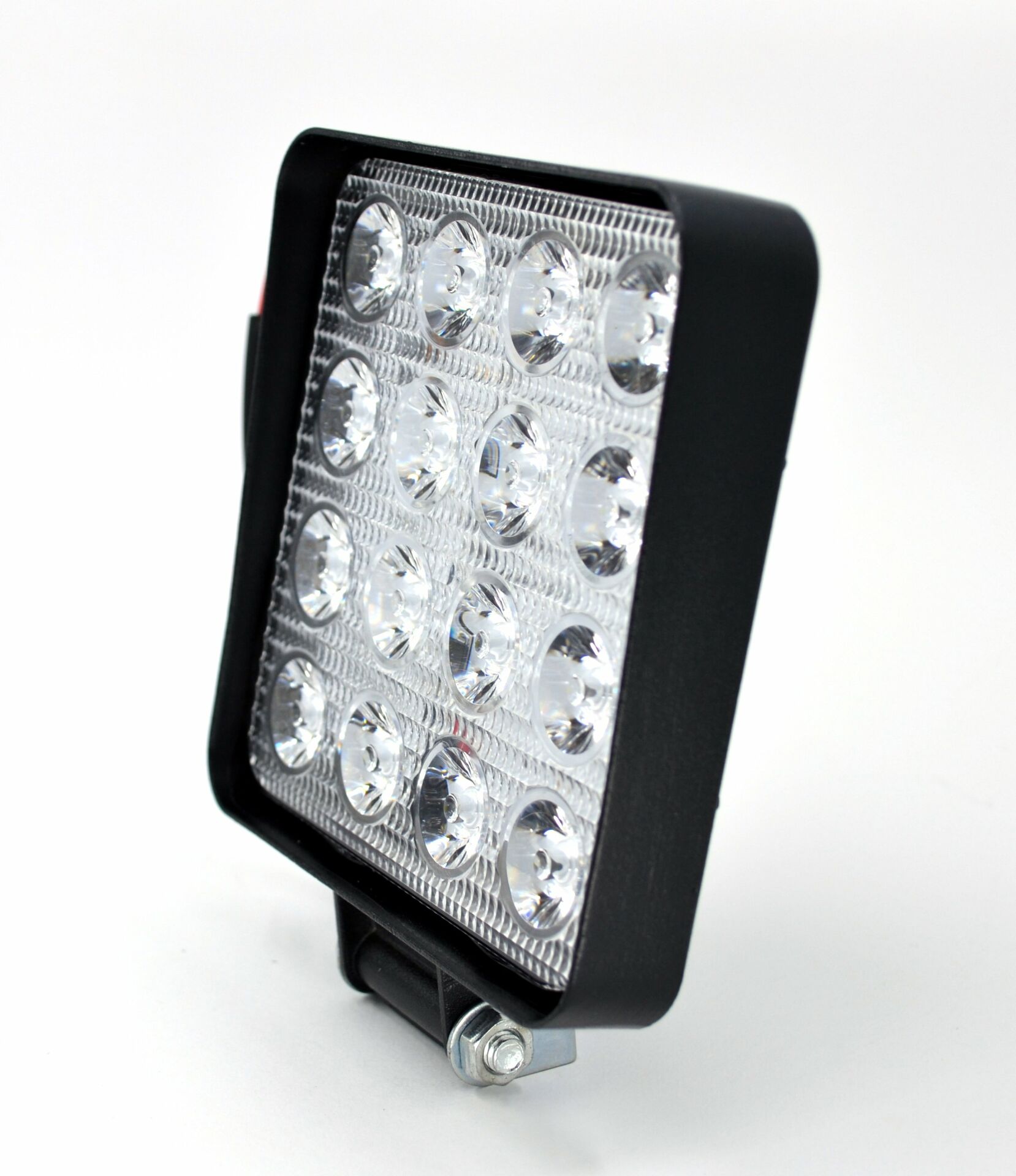 Picture of Beyaz Işık Çalışma Lambası 16 Led 12V - 24V 48W Kare Siyah Boyalı Aluminyum Suya Dayanıklı