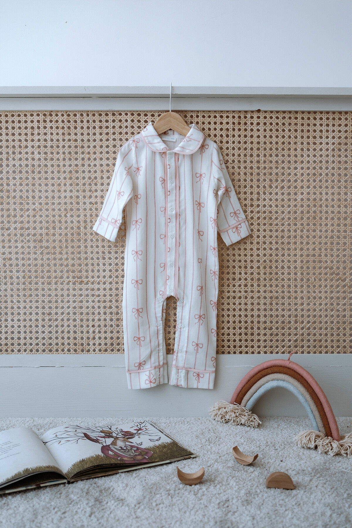 Picture of Pamuk Saten Tulum - Kurdele / Pembe