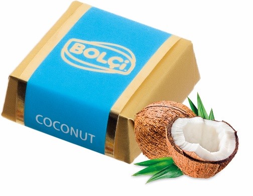 Picture of COCONUT FILL.MILK CHOC.EXCLUSIVE CUBE (LIGHT BLUE) 2,5Kg