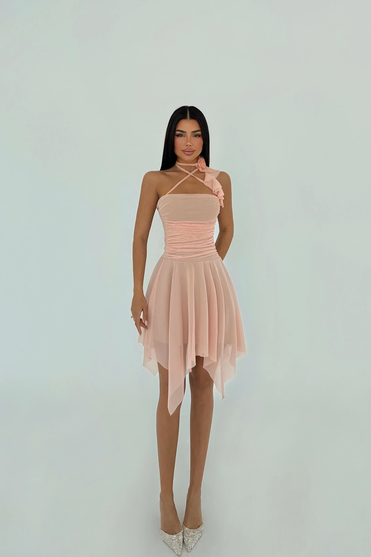 Picture of Powder Delilah Mini Tulle Dress