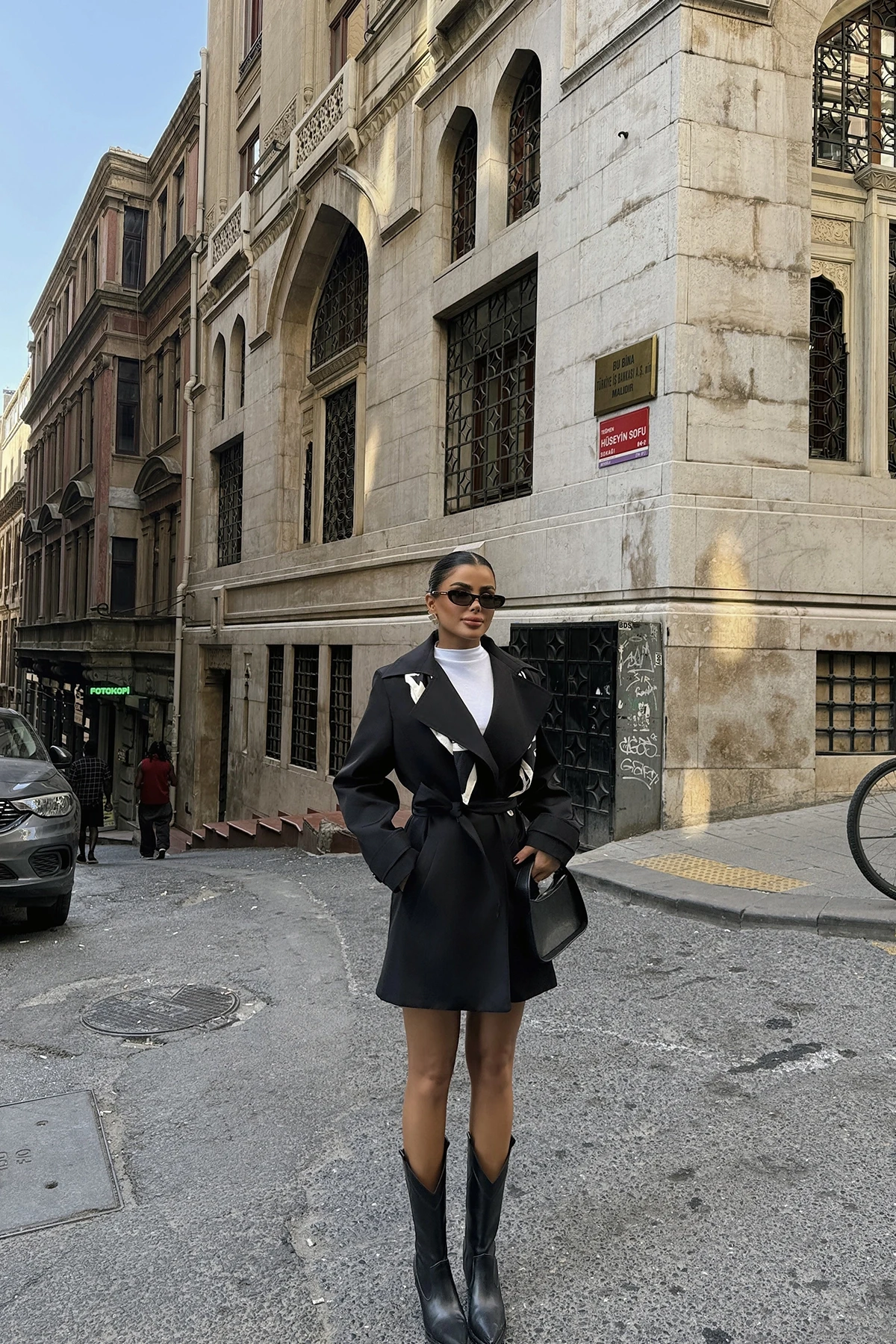 Picture of Black Osanna Trench Coat