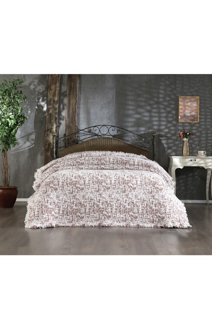 Picture of Puffy Pamuk Çift Kişilik Tek Battaniye 200x220 Bordo