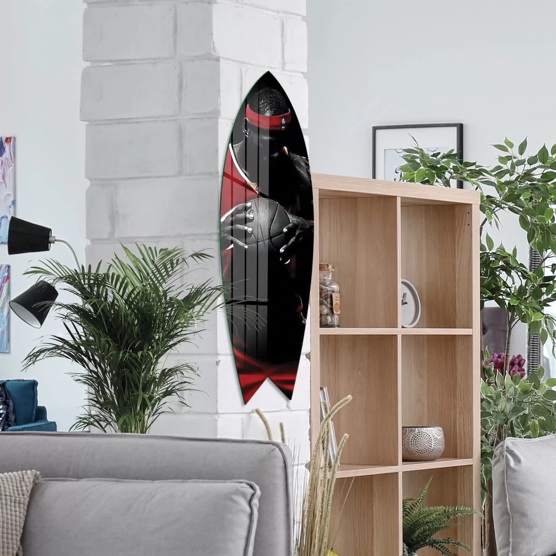 Picture of Decovetro ST 4107 Dekoratif Cam Sörf Tahtası 33x100 Cm