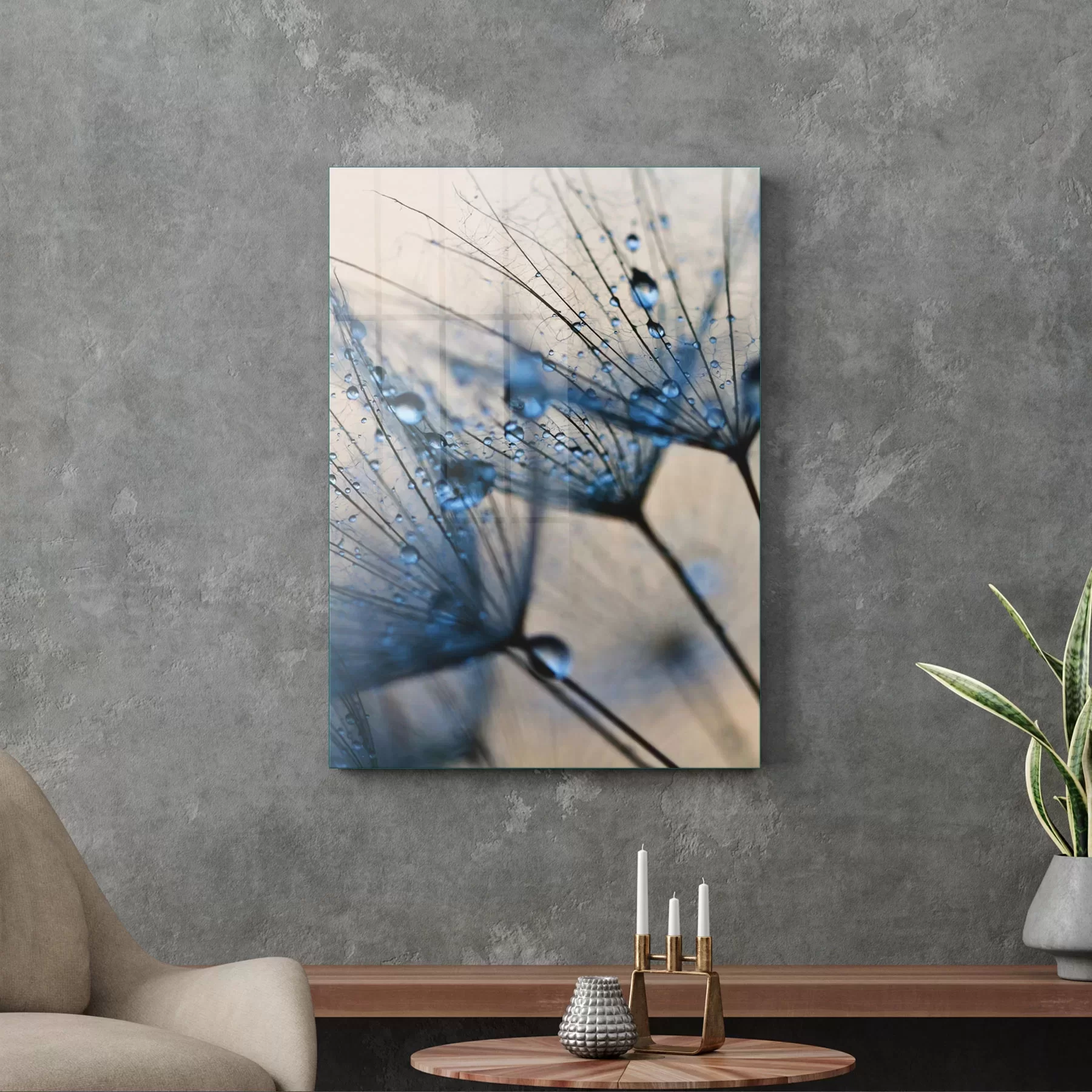 Picture of Decovetro Cam Tablo Çiçekler 70x100 cm