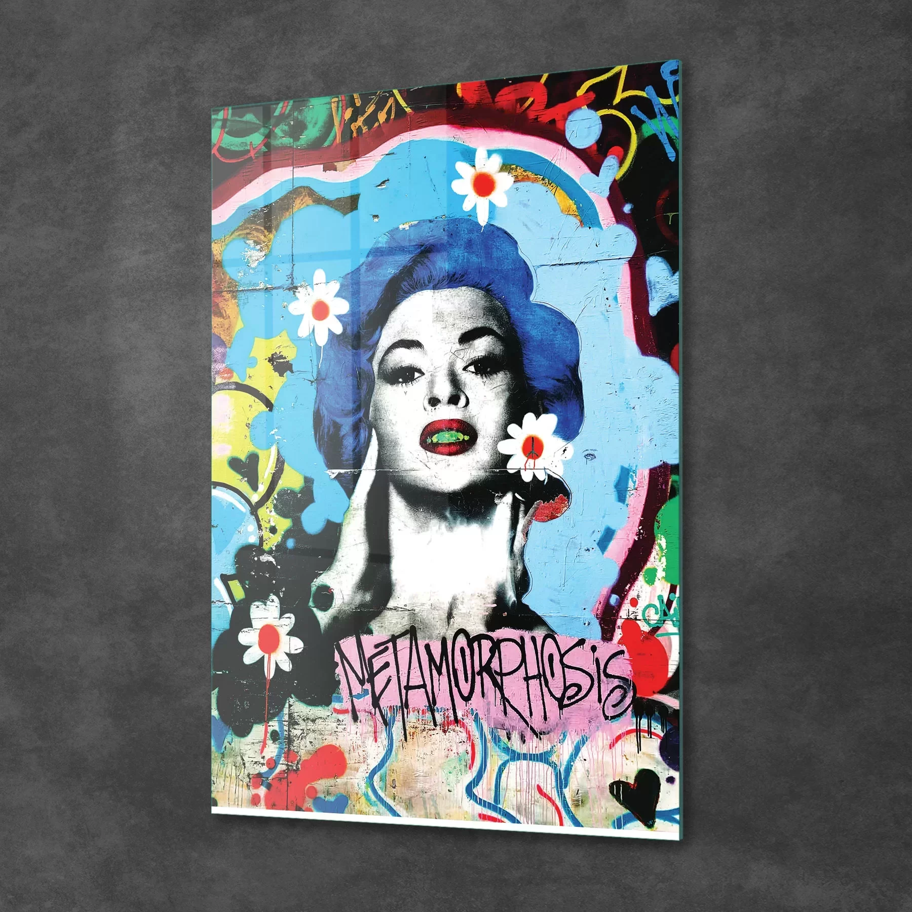 Picture of Decovetro Cam Tablo Pop Art Metamorfoz 70x100 cm