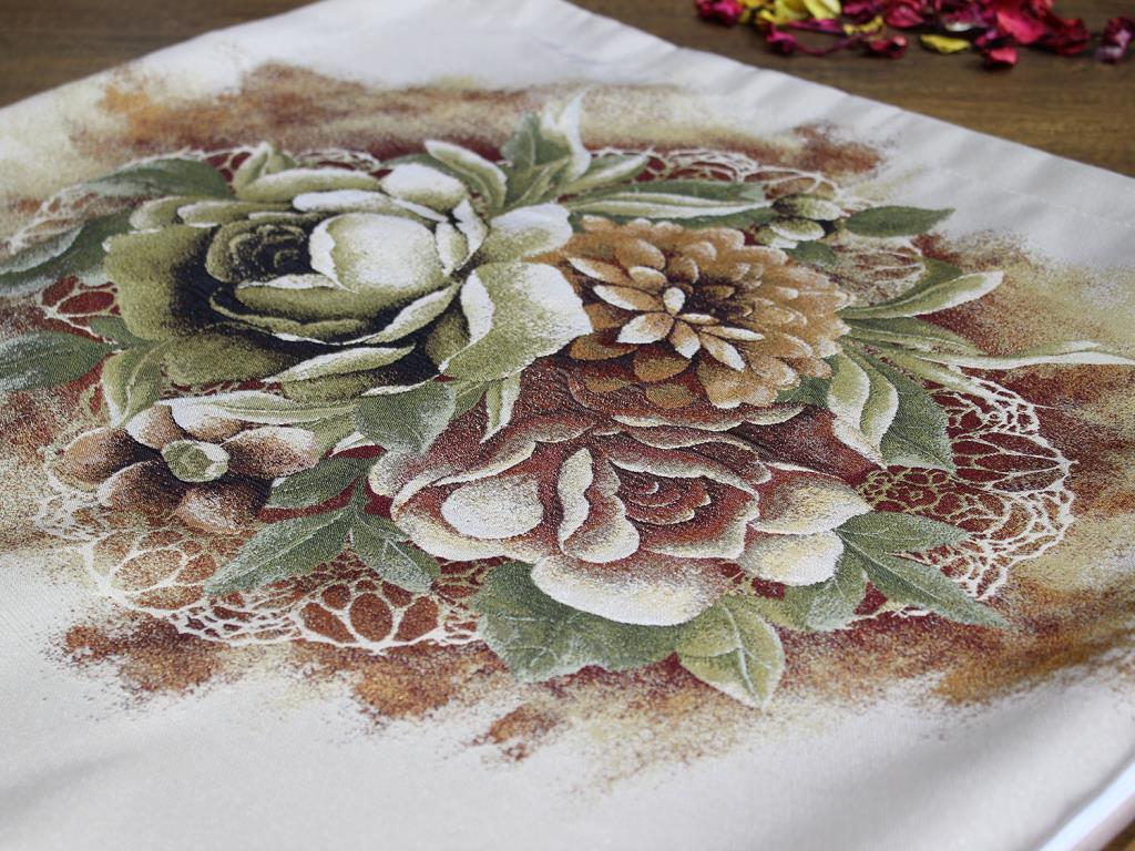 Picture of Çeyiz Diyarı Goblen Lüx 2 Li Kırlent Kılıfı Kahve