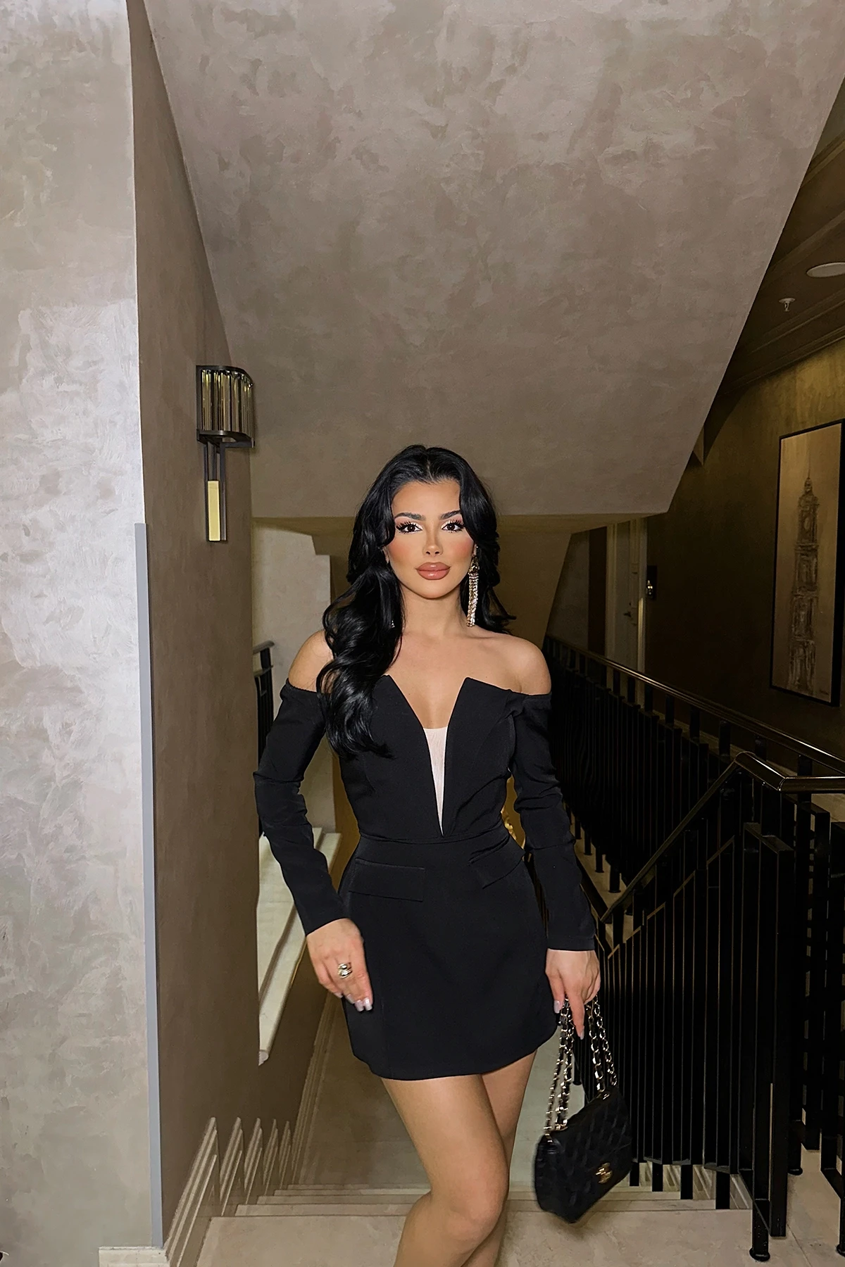 Picture of Black Lorel Mini Dress