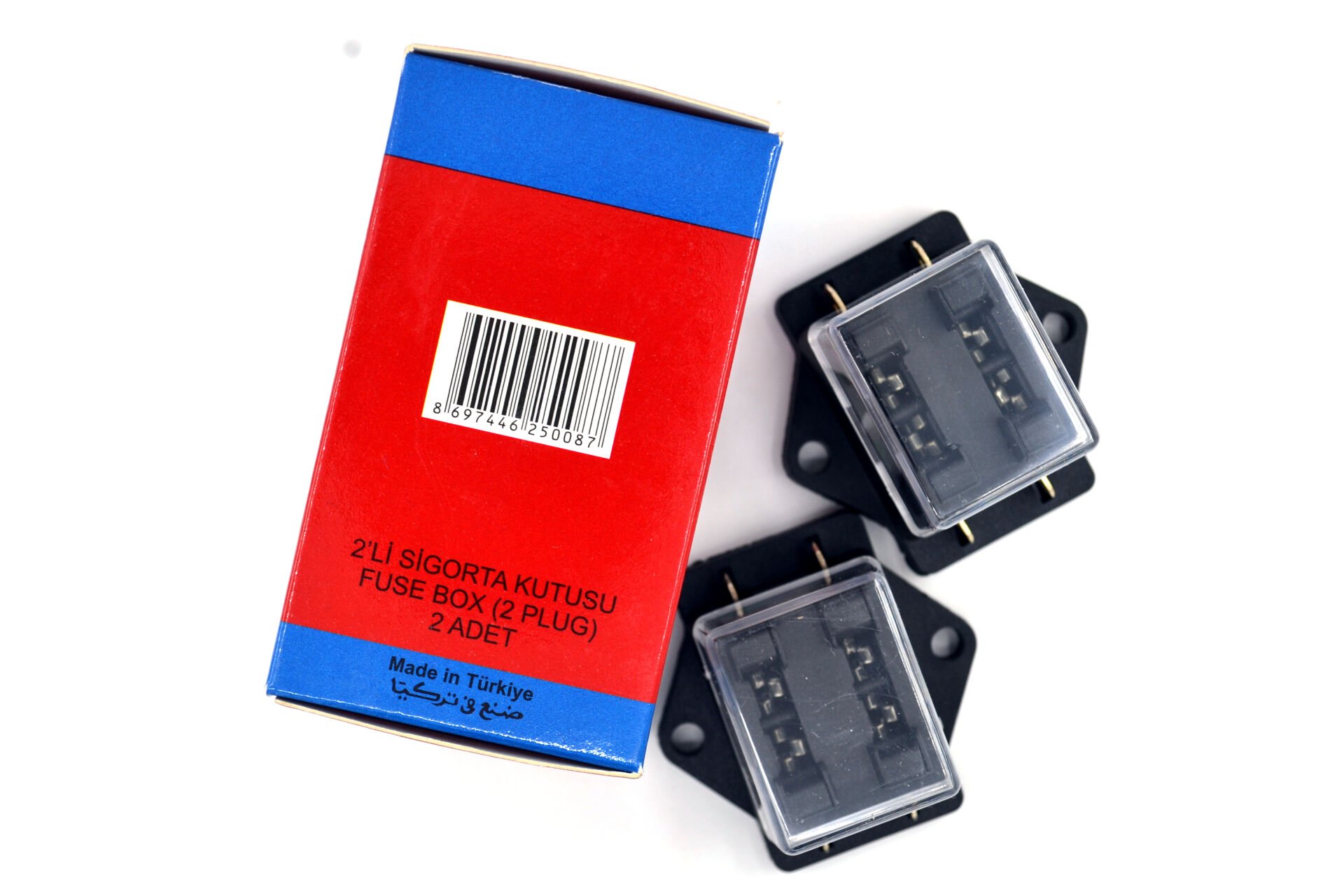 Picture of 2 Adet Standart Bıçak Sigorta Yuvası Kutusu 2 Sigortalık