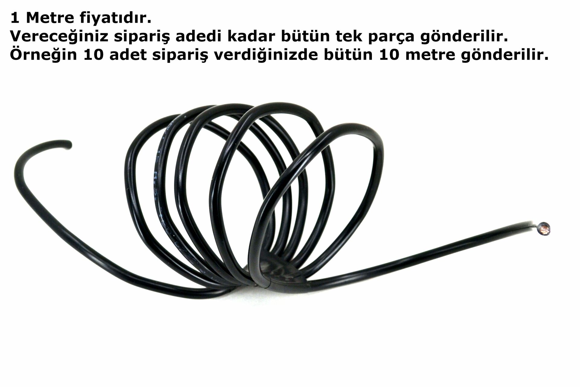 Picture of 3mm² Siyah Bakır Kablo Kalaylı Nyaf Marine