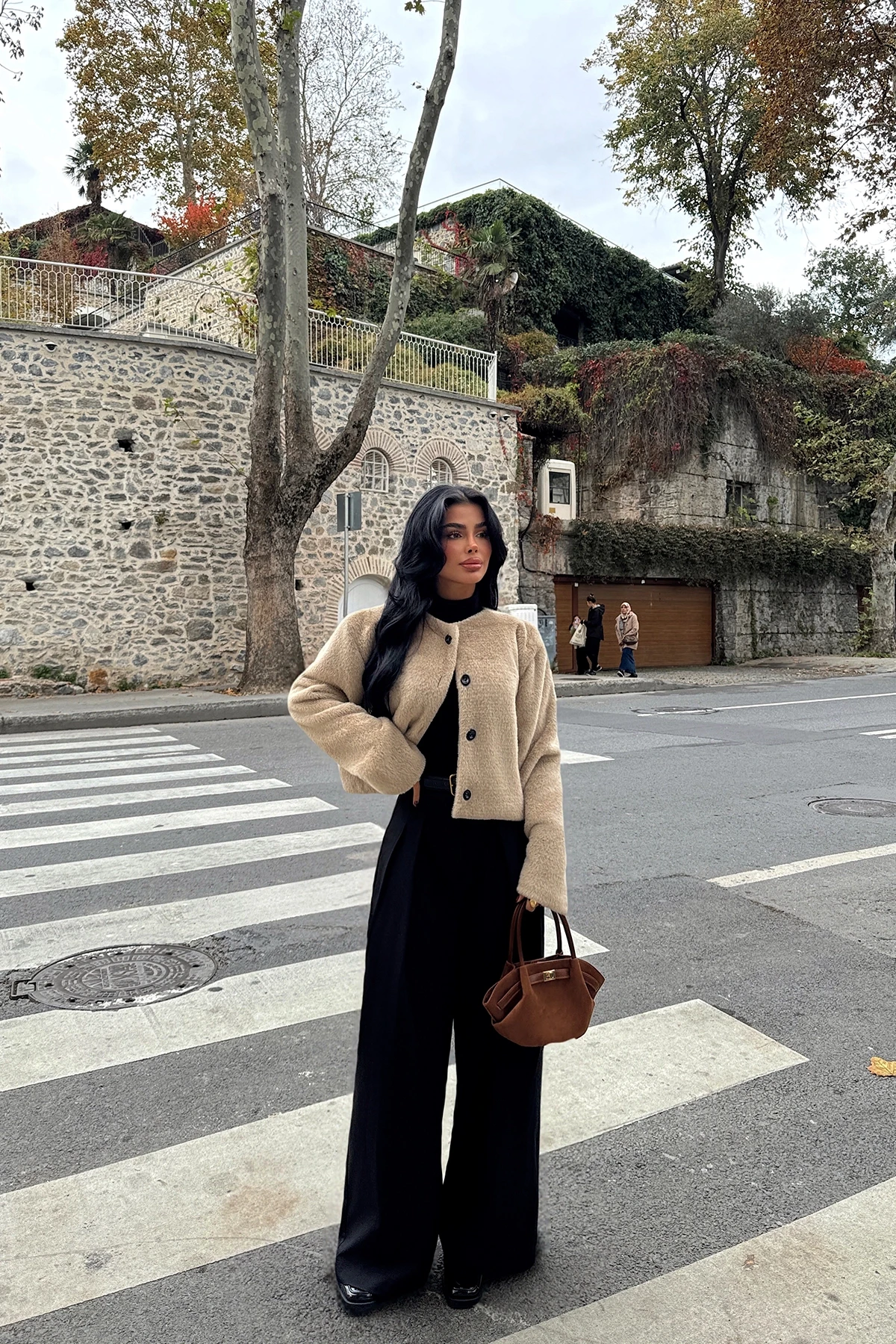 Picture of Cream Button Detail Jacket