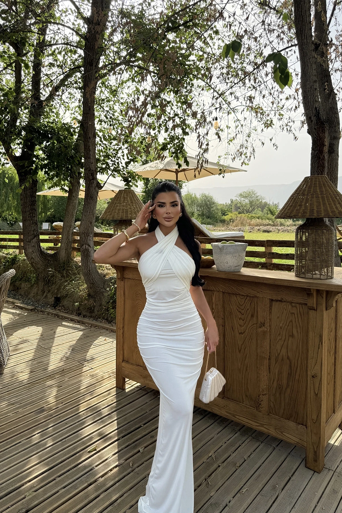 Picture of White Coraline Tie Dress