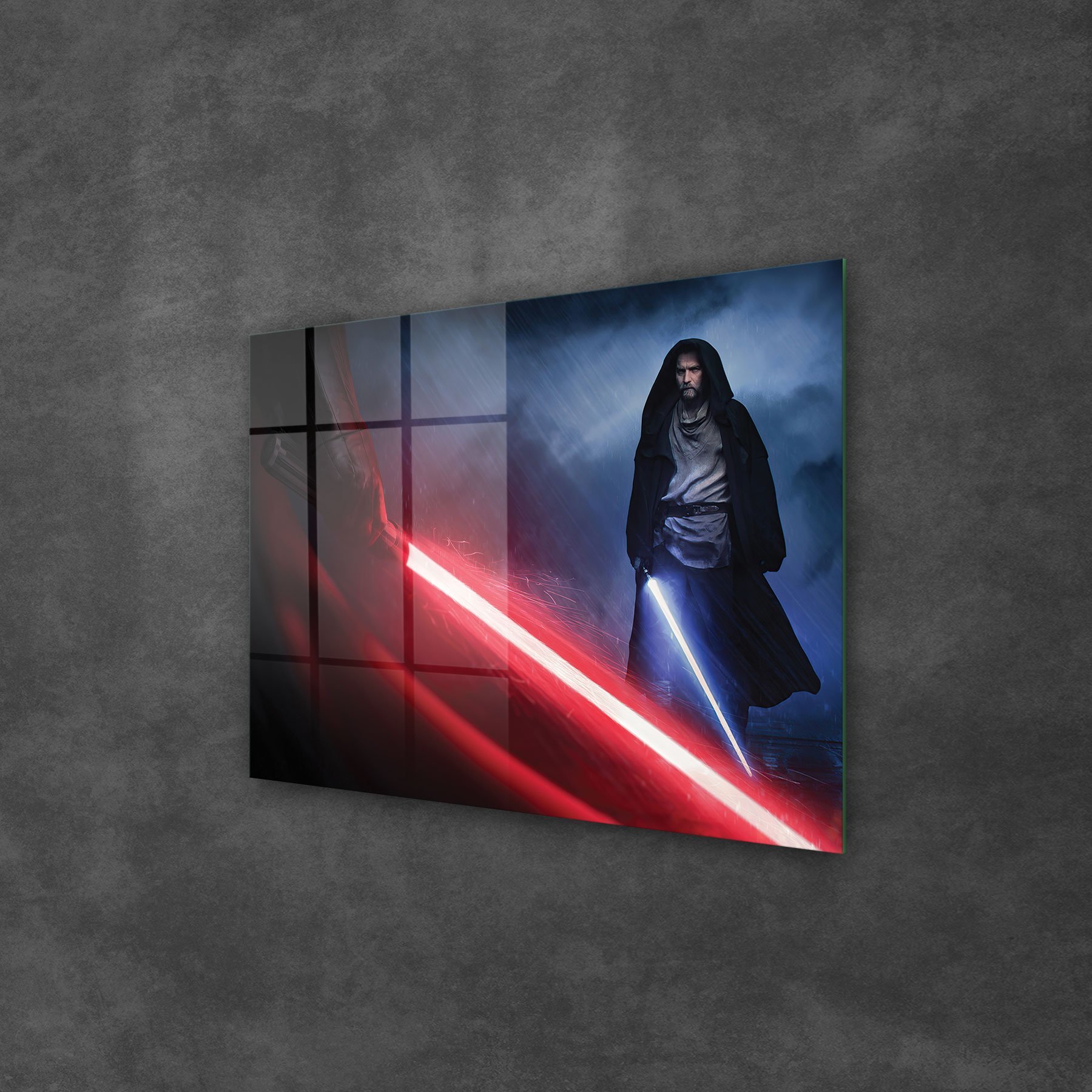 Picture of Decovetro Cam Tablo Star Wars Vader vs Obiwan 50x70 cm