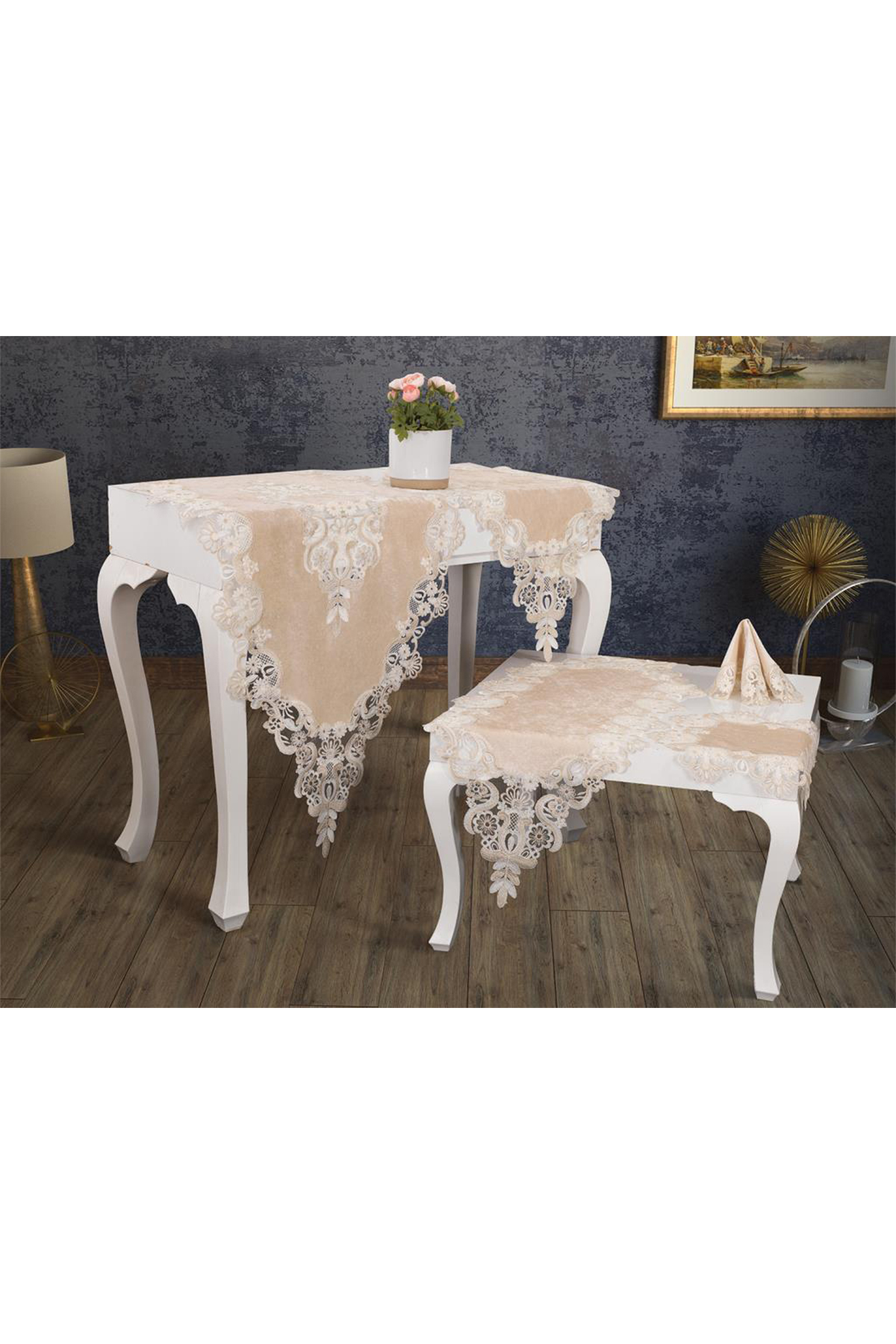 Picture of Neslihan Kadife Salon Takımı 5 Parça