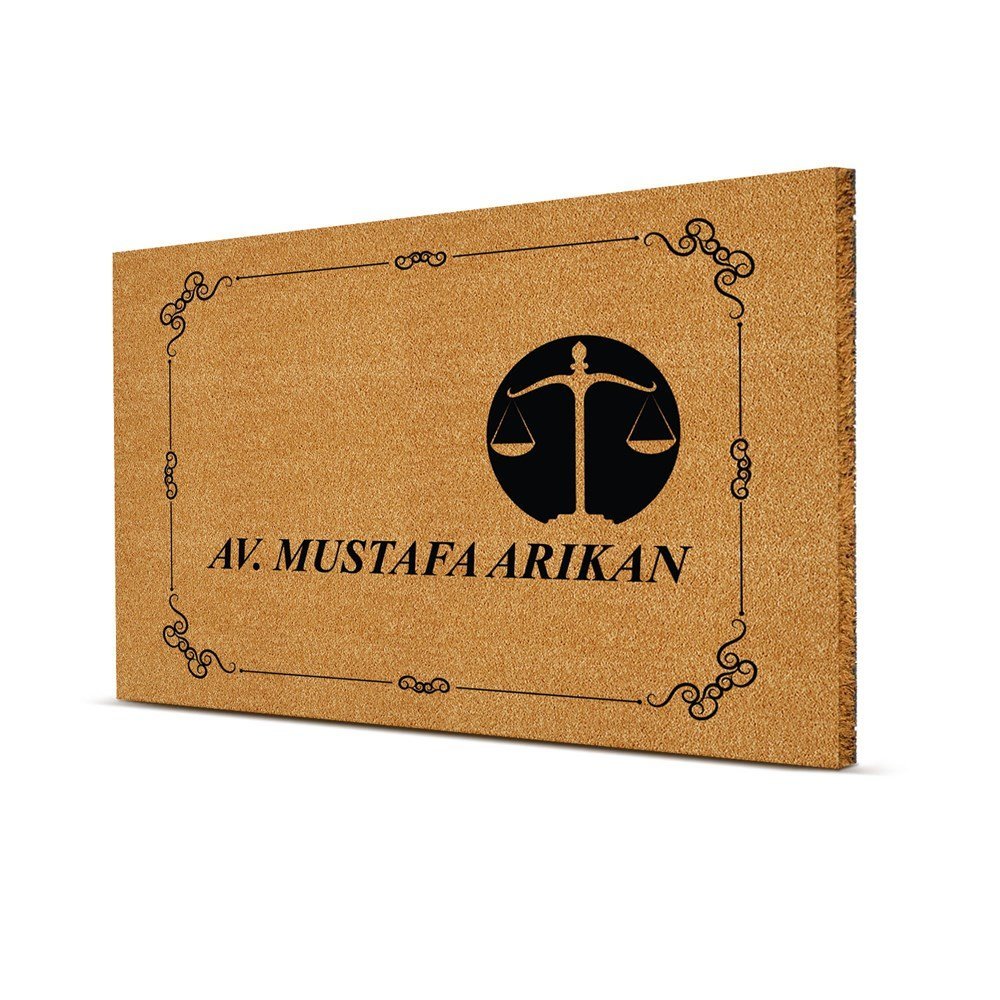 Picture of Decovetro Kişiye Özel Paspas Avukat ofisi 40 x 60 Cm