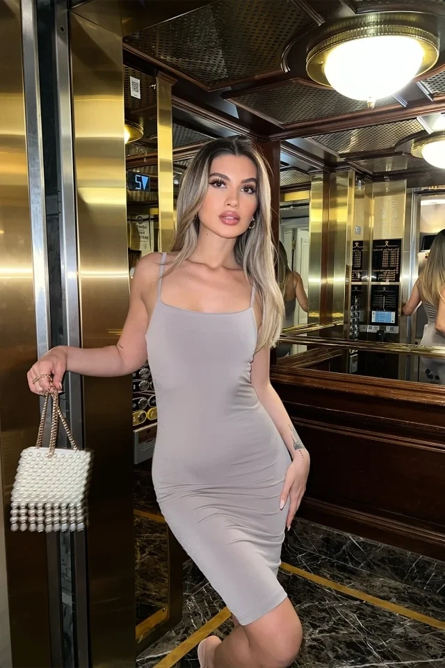 Picture of Stone Hanger Basic Mini Dress