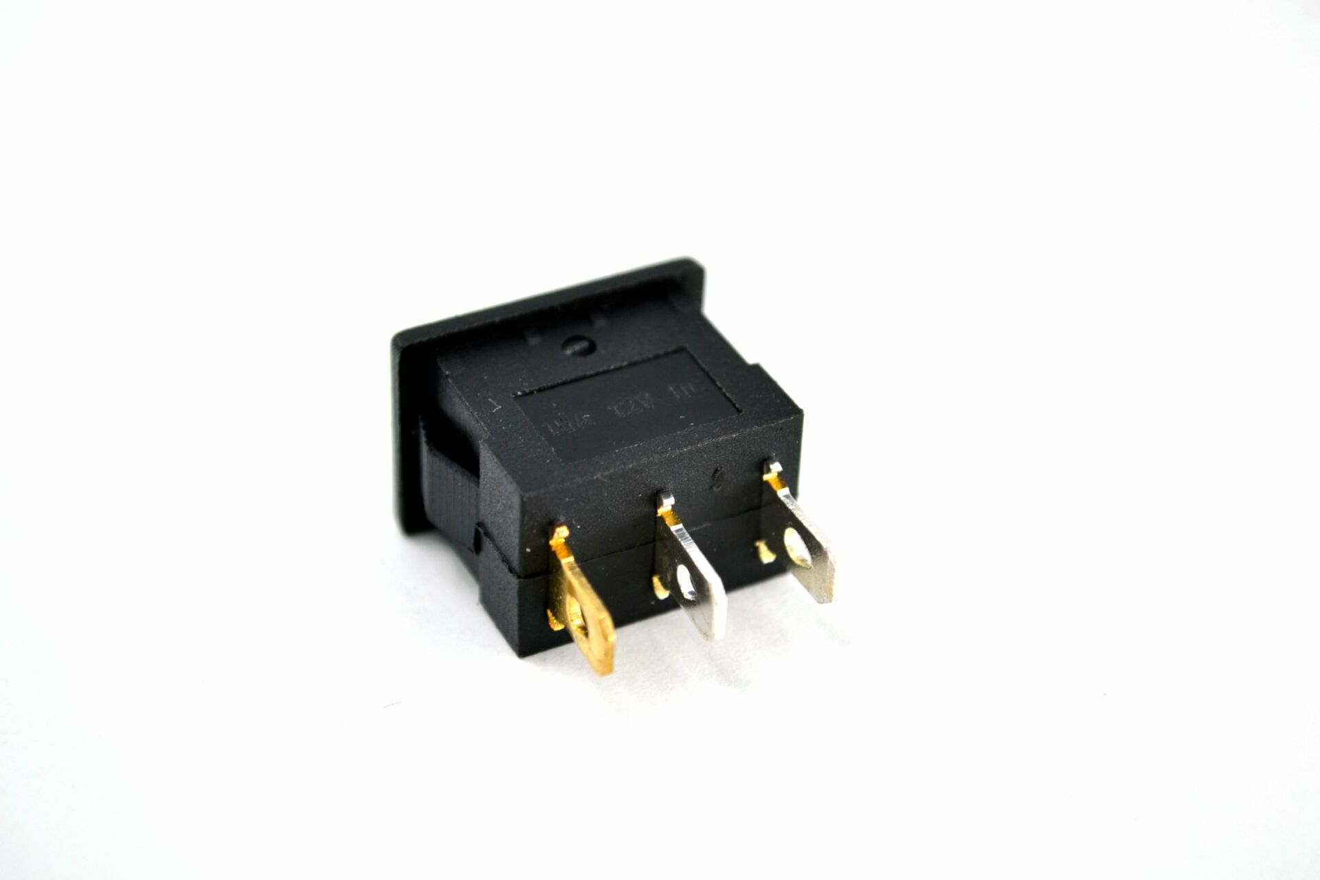 Picture of 12V Oto Elektrik Anahtarı Kırmızı Ledli Siyah Dikdörtgen 1-0 MT-ANK27