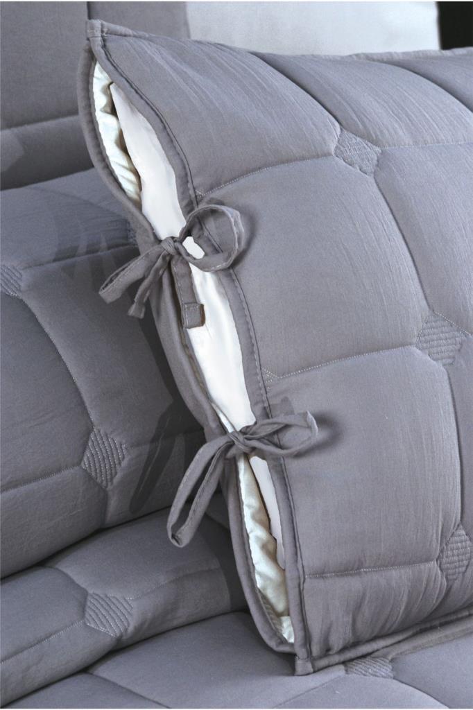 Picture of Cratos Comfort Çift Kişilik Yatak Örtüsü Gri