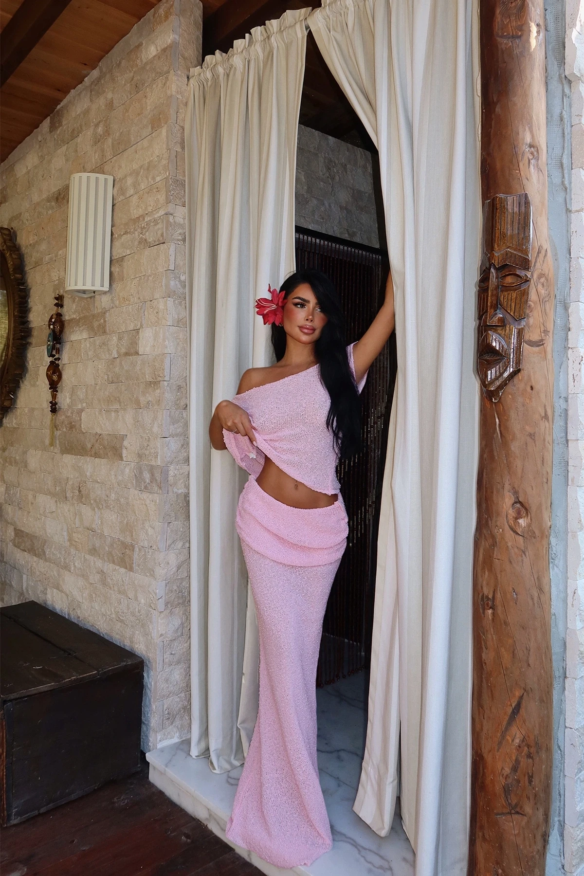 Picture of Pink Skirt Suit