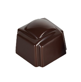 Picture of SQUARE - RASPBERRY GANACHE FILLED DARK CHOCOLATE 2,4Kg