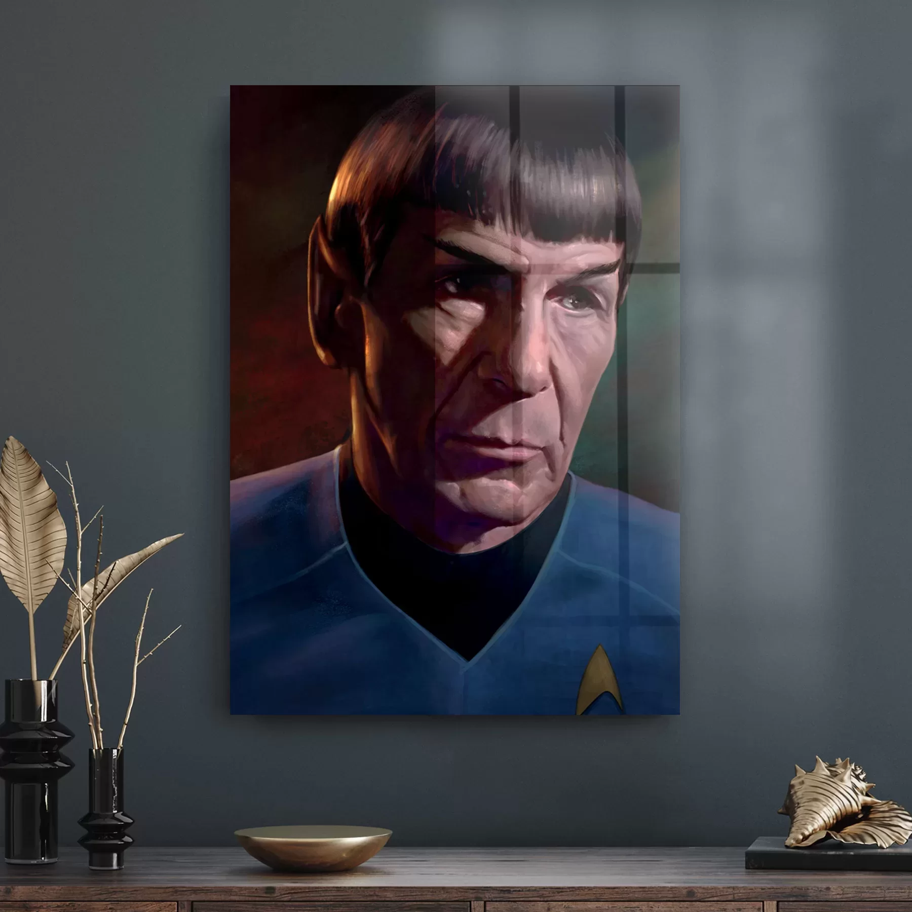 Picture of Decovetro Cam Tablo Star Trek Mr. Spock 30x40 cm