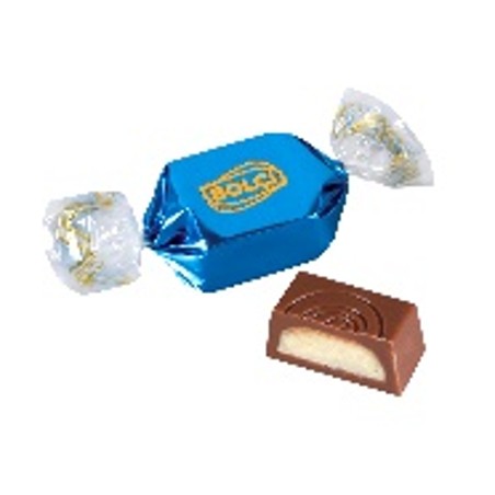 Picture of COCONUT CREAM FILLED MILK CHOCOLATE CUBE DOUBLE TWIST 1Kg