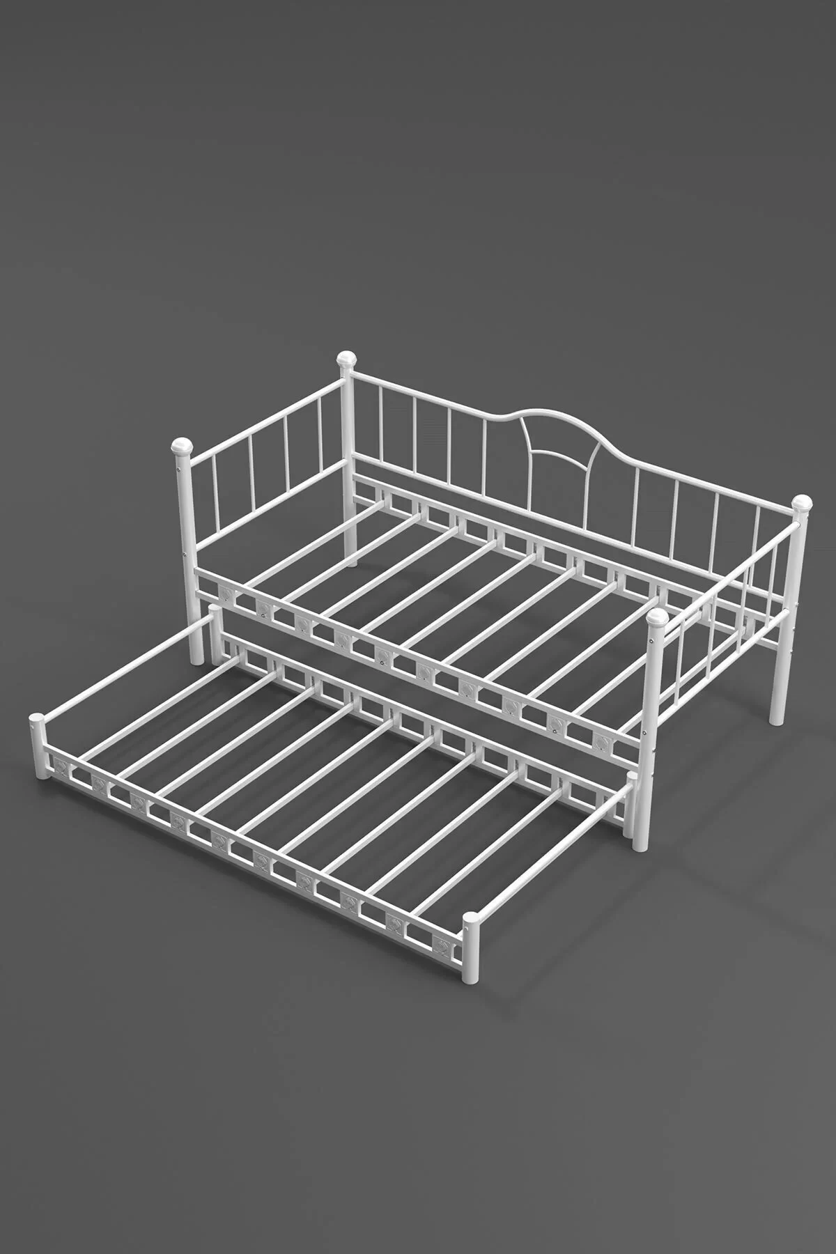 Picture of Kamelya Yavrulu Daybed Sedir Karyola Beyaz