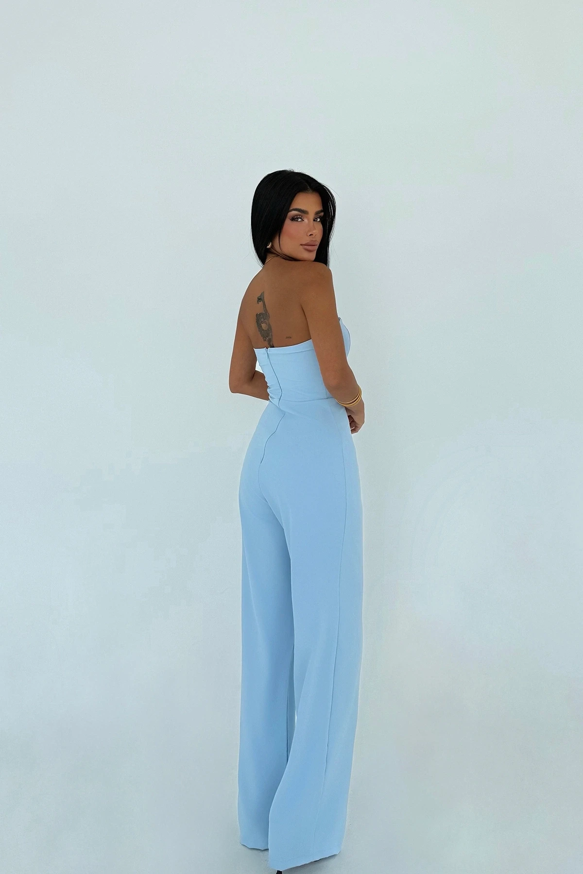 Picture of Blue Strapless Jumpsuit