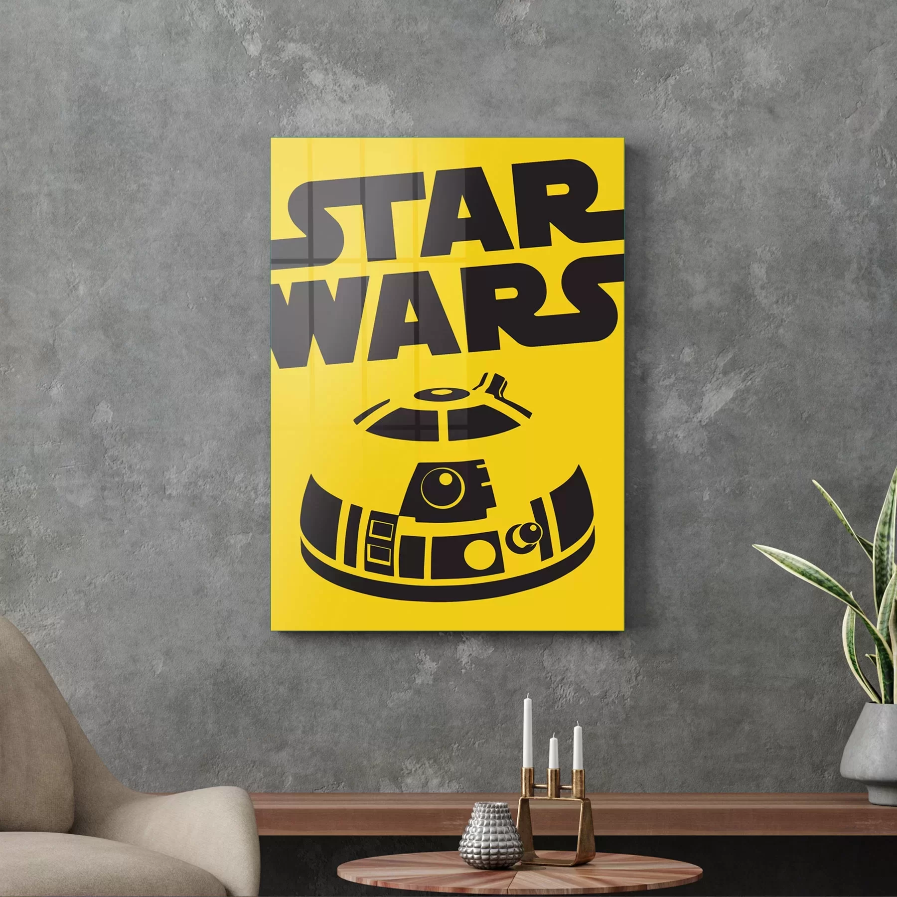 Picture of Decovetro Cam Tablo Star Wars R2D2 Poster 30x40 cm