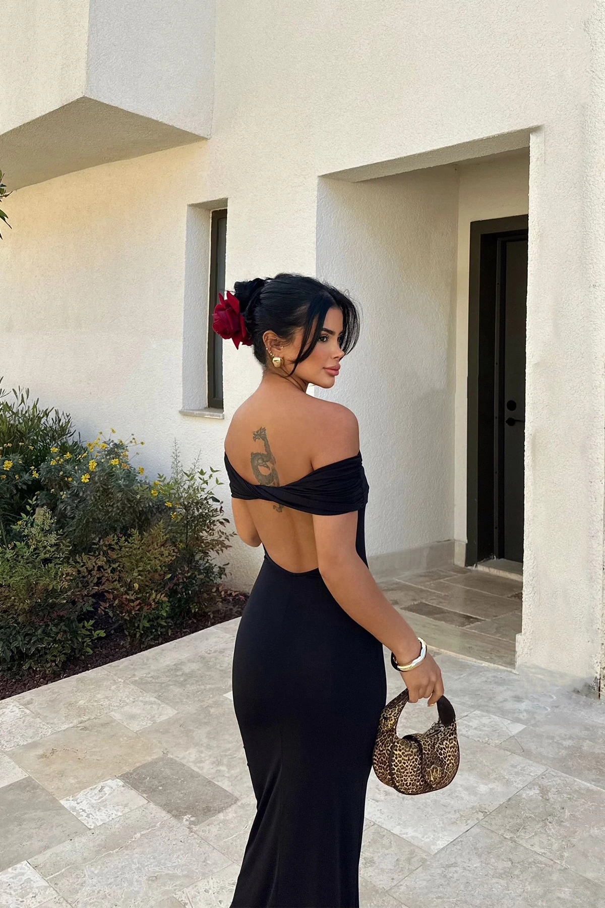 Picture of Black Brunella Long Dress