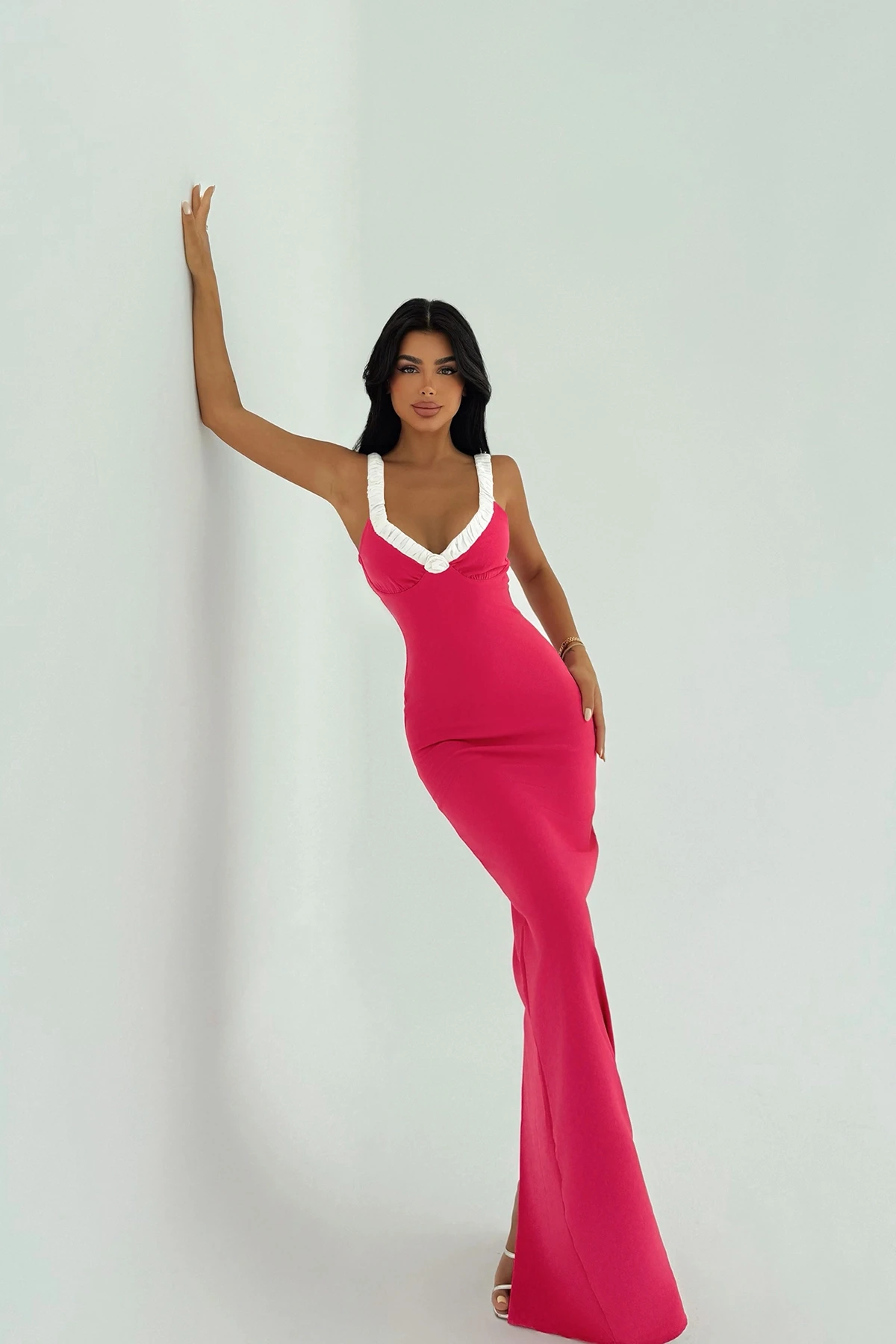 Picture of Fuchsia Cordelia Long Dress