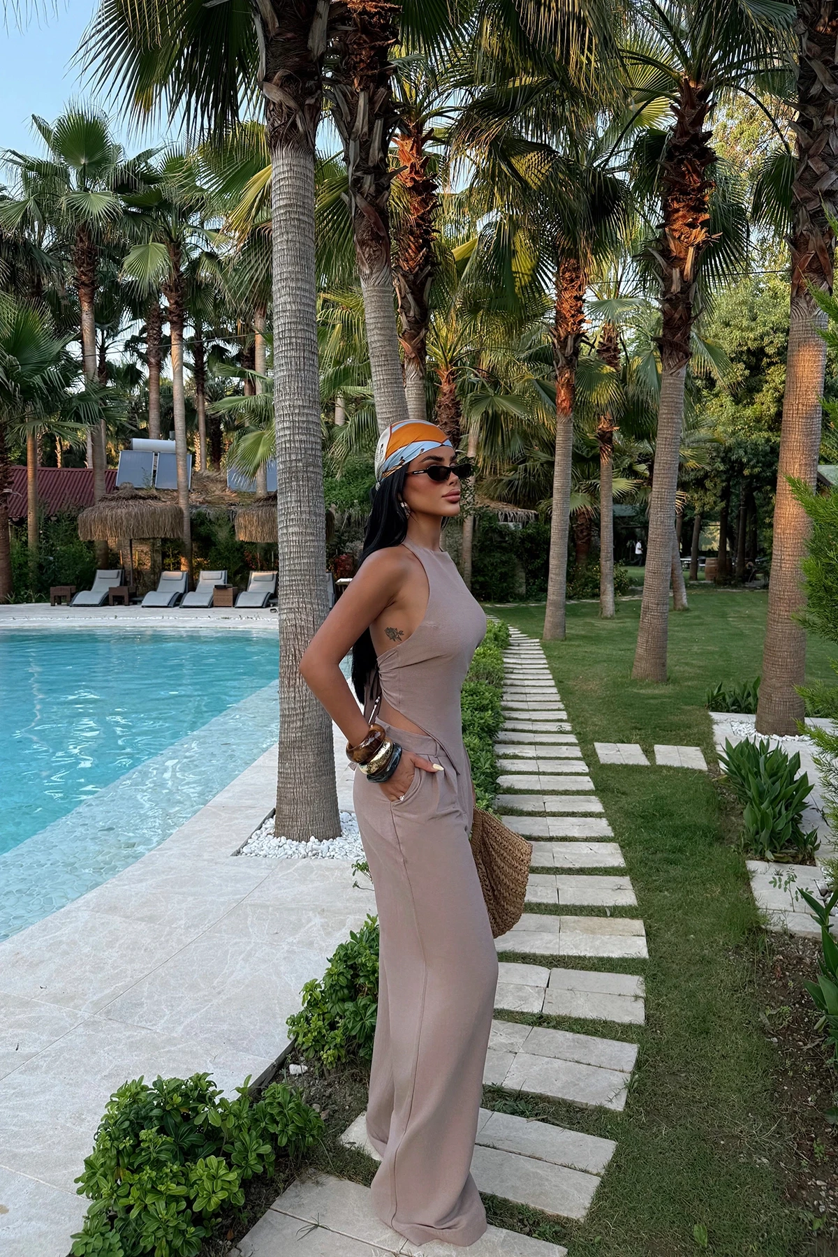 Picture of Brown Trouser Suit