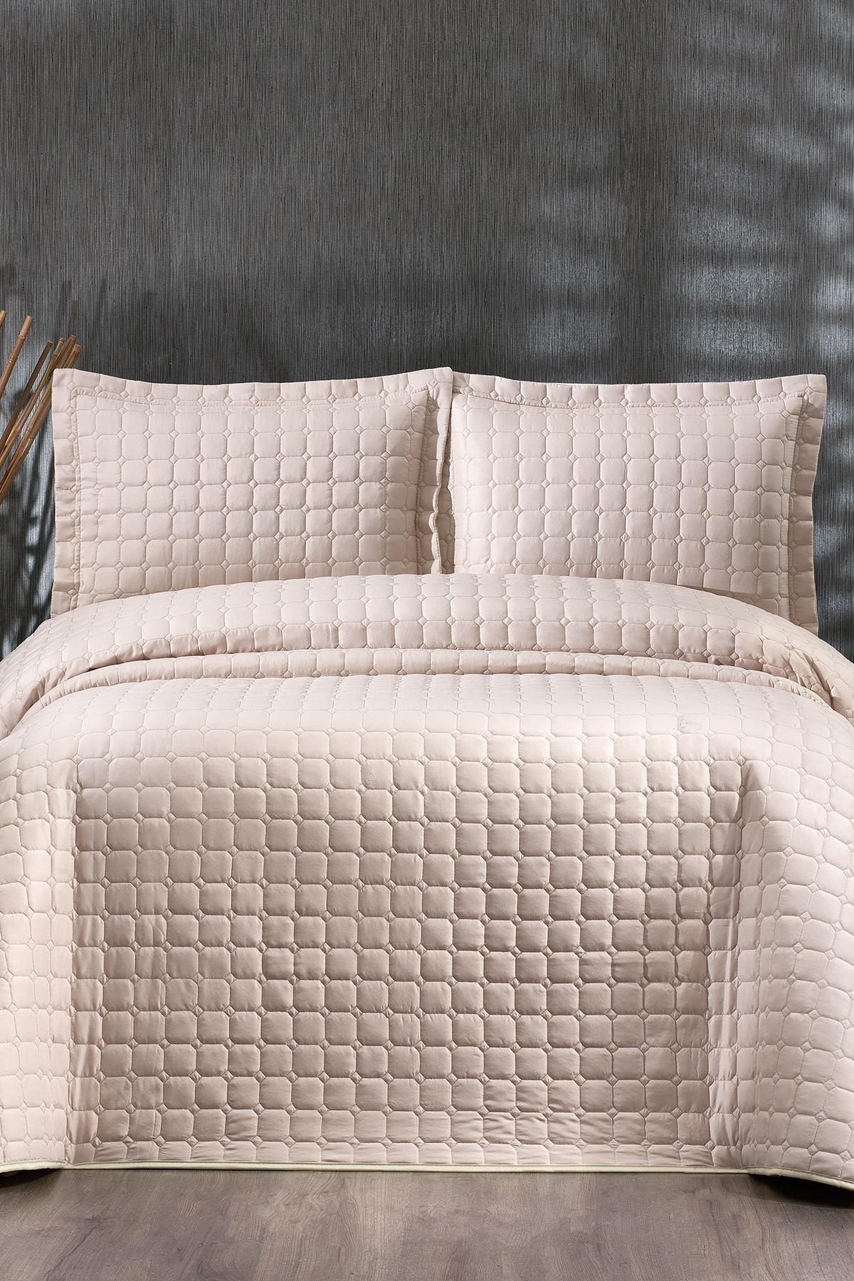 Picture of Estiva Çift Kişilik Yatak Örtüsü Cappucino