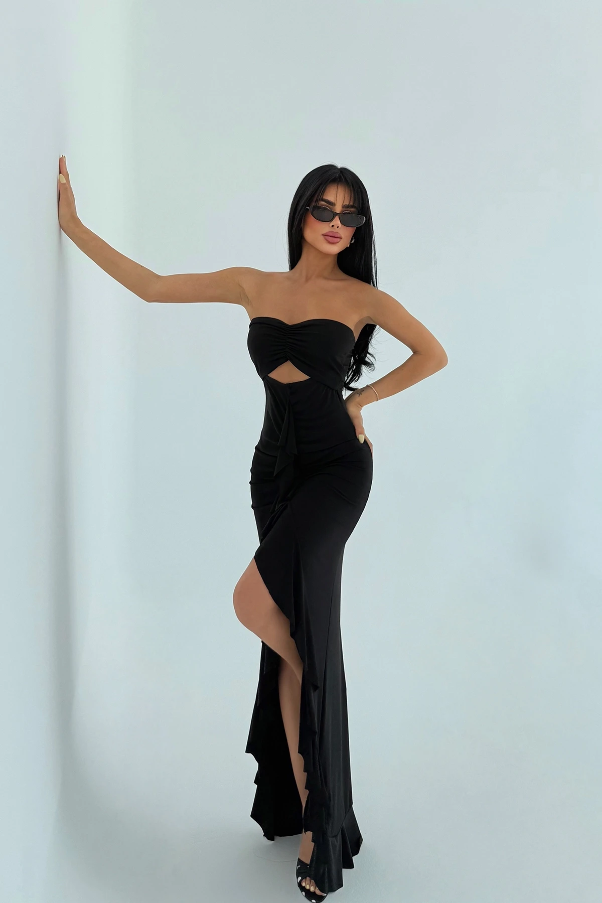 Picture of Black Lilac Dress