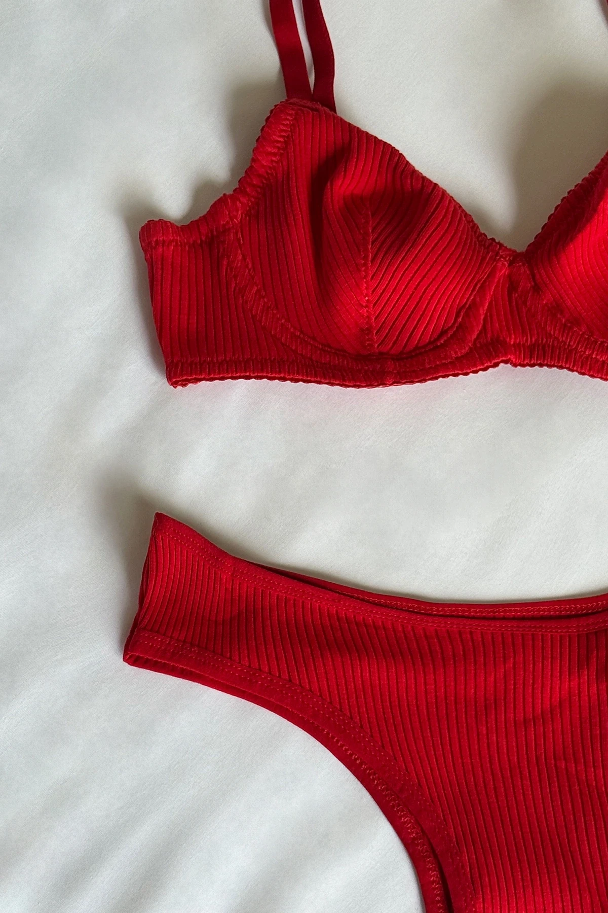 Picture of Red Knitted Underwear